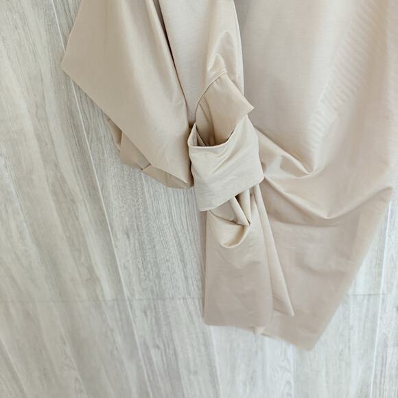 SPANXshape Bodysuit Size Small Invisible Open-Bust Mid-Thigh Champagne Beige - Picture 16 of 16